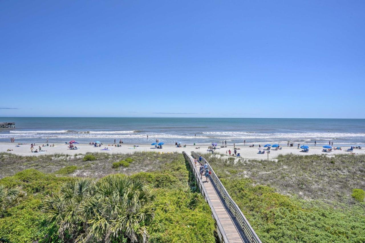 Isle Of Palms Beachfront Condo With Balcony And Pool! Exterior photo
