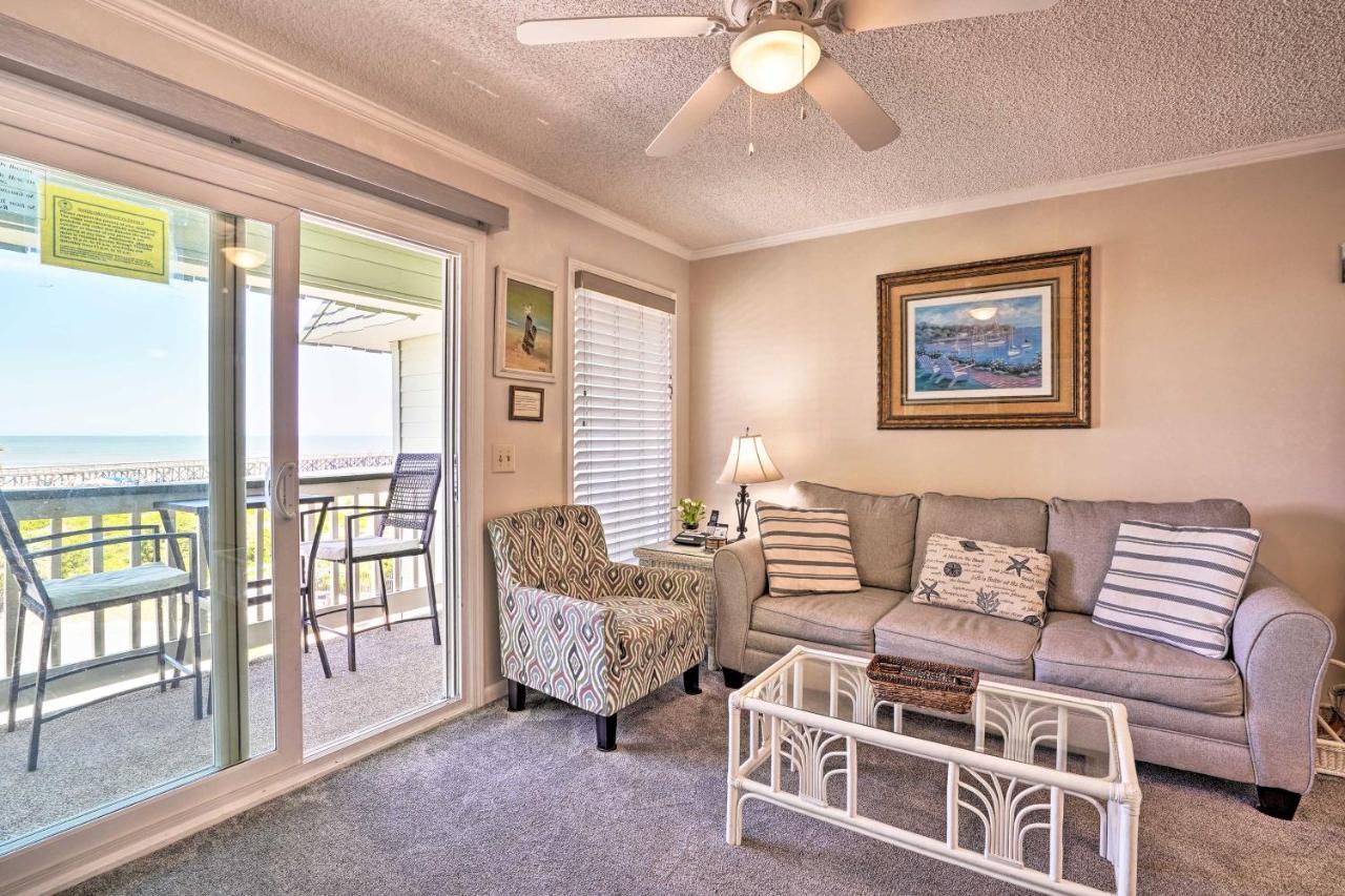 Isle Of Palms Beachfront Condo With Balcony And Pool! Exterior photo