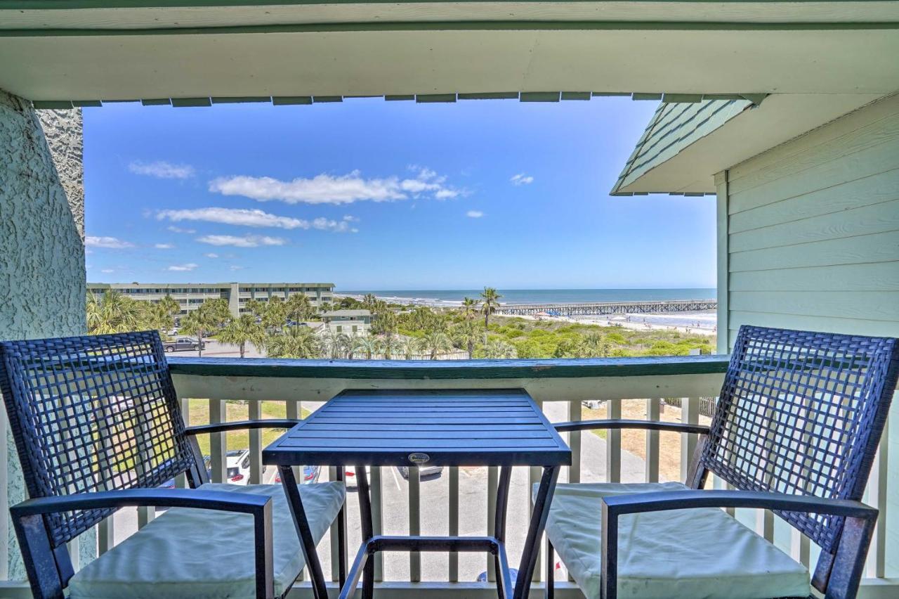 Isle Of Palms Beachfront Condo With Balcony And Pool! Exterior photo