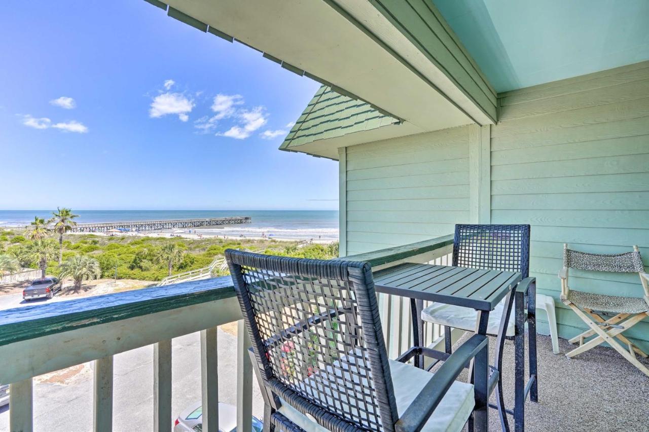 Isle Of Palms Beachfront Condo With Balcony And Pool! Exterior photo